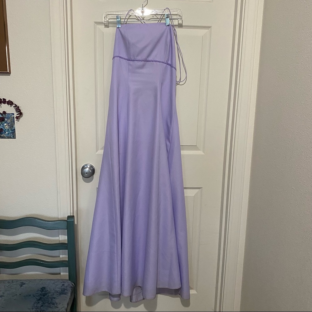 Lilac prom dress